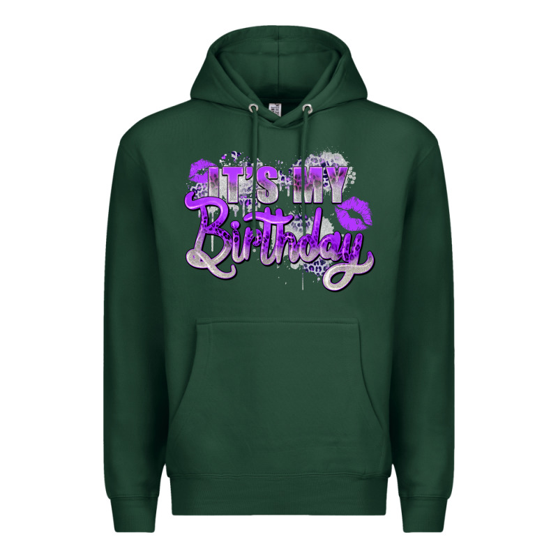 Purple Its My Birthday Premium Hoodie by Zillion Design Studio | Teevron