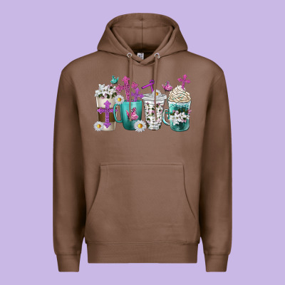 Premium Hoodie blessed coffee cups