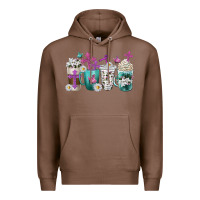 Chestnut blessed coffee cups Premium Hoodie - texasbilliewilder