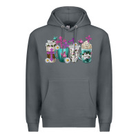 Rock blessed coffee cups Premium Hoodie - texasbilliewilder
