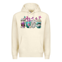 Sandshell blessed coffee cups Premium Hoodie - texasbilliewilder