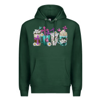Sports Green blessed coffee cups Premium Hoodie - texasbilliewilder