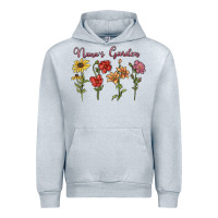 Heather Grey nana's garden Urban Hoodie - MaliasSmallBusiness