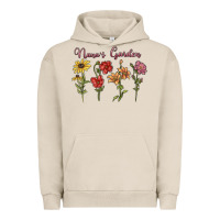 Pigment French Oak nana's garden Urban Hoodie - MaliasSmallBusiness