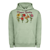 Pigment Oil Green nana's garden Urban Hoodie - MaliasSmallBusiness