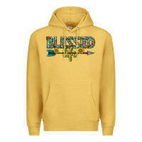Antique Gold blessed life western Premium Hoodie - texasbilliewilder