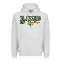 Dove Grey blessed life western Premium Hoodie - texasbilliewilder