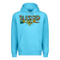 Ocean Blue blessed life western Premium Hoodie - texasbilliewilder