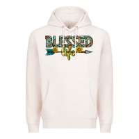 Pale Pink blessed life western Premium Hoodie - texasbilliewilder