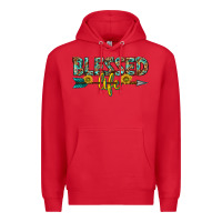 Red blessed life western Premium Hoodie - texasbilliewilder