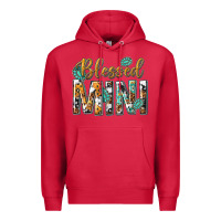 Cardinal blessed mini with leopard and aztec Premium Hoodie - texasbilliewilder