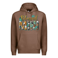 Chestnut blessed mini with leopard and aztec Premium Hoodie - texasbilliewilder