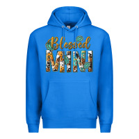 True Royal blessed mini with leopard and aztec Premium Hoodie - texasbilliewilder