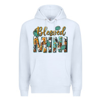 White blessed mini with leopard and aztec Premium Hoodie - texasbilliewilder