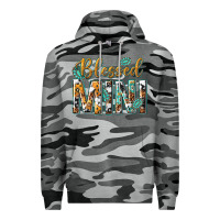 Slate Camo blessed mini with leopard and aztec Premium Hoodie - texasbilliewilder