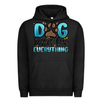 Pigment Black dog kisses fix everything Urban Hoodie - MaliasSmallBusiness