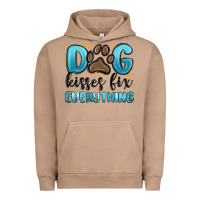 Dog Kisses Fix Everything Urban Hoodie | Teevron
