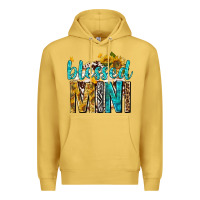 Antique Gold blessed mini with sunflowers Premium Hoodie - texasbilliewilder