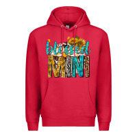 Cardinal blessed mini with sunflowers Premium Hoodie - texasbilliewilder