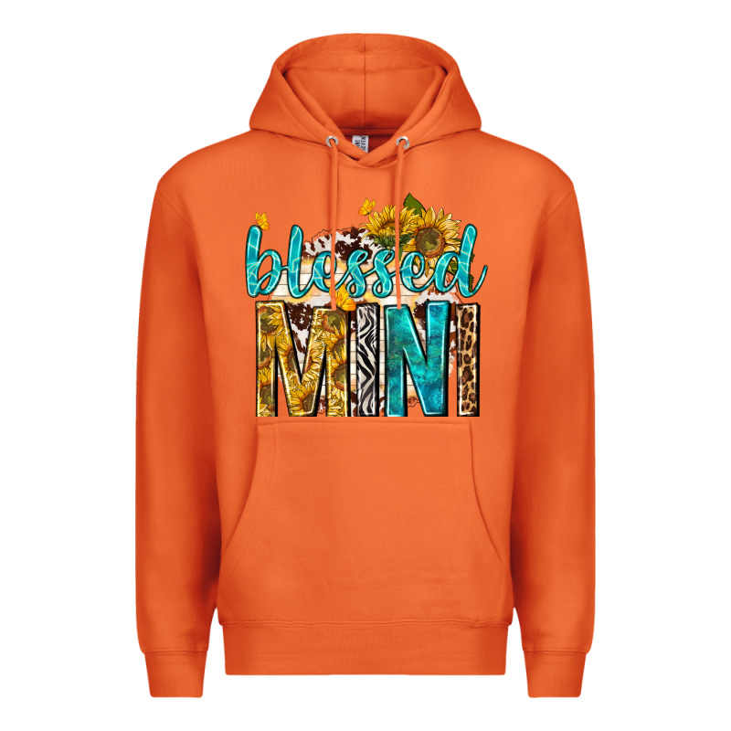 Blessed Mini With Sunflowers Premium Hoodie by texasbilliewilder | Teevron