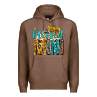 Chestnut blessed mini with sunflowers Premium Hoodie - texasbilliewilder