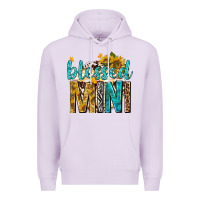 Lilac blessed mini with sunflowers Premium Hoodie - texasbilliewilder