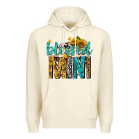 Sandshell blessed mini with sunflowers Premium Hoodie - texasbilliewilder