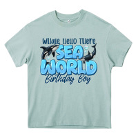 Arona Whale Hello There Sea World Birthday Boy Heavy Core Tee - CowhideDigitalArt