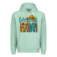 Seafoam blessed mini with sunflowers Premium Hoodie - texasbilliewilder