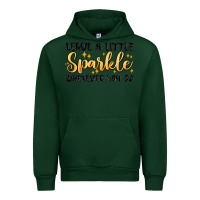 Forest Green leave a little sparkle wherever you go Urban Hoodie - MaliasSmallBusiness