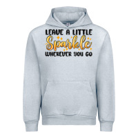 Heather Grey leave a little sparkle wherever you go Urban Hoodie - MaliasSmallBusiness