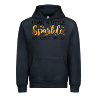 Navy leave a little sparkle wherever you go Urban Hoodie - MaliasSmallBusiness