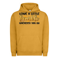 Pigment Peanut Butter leave a little sparkle wherever you go Urban Hoodie - MaliasSmallBusiness