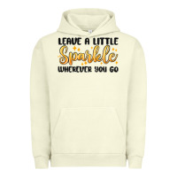 Pigment Pistachio leave a little sparkle wherever you go Urban Hoodie - MaliasSmallBusiness