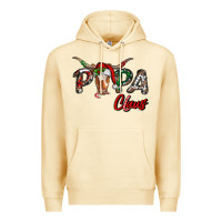 Pina Colada Papa Claus With Long Horn Western Christmas Premium Hoodie - RanaPortraitStore