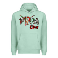 Seafoam Papa Claus With Long Horn Western Christmas Premium Hoodie - RanaPortraitStore