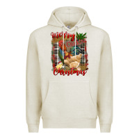 Oatmeal Heather Merry Cluckin' Christmas Premium Hoodie - RanaPortraitStore
