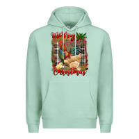 Seafoam Merry Cluckin' Christmas Premium Hoodie - RanaPortraitStore
