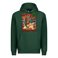 Sports Green Merry Cluckin' Christmas Premium Hoodie - RanaPortraitStore