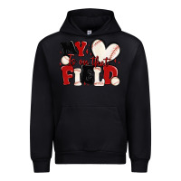 Black my heart is on that field baseball Urban Hoodie - MaliasSmallBusiness