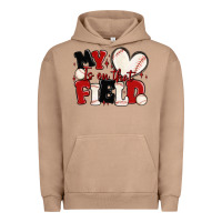 Pigment Burro my heart is on that field baseball Urban Hoodie - MaliasSmallBusiness