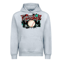 Heather Grey baseball mom Urban Hoodie - MaliasSmallBusiness