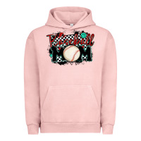 Pigment Salmon baseball mom Urban Hoodie - MaliasSmallBusiness
