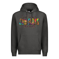 Charcoal Heather boat waves sun rays lake days Premium Hoodie - texasbilliewilder
