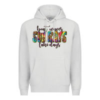 Dove Grey boat waves sun rays lake days Premium Hoodie - texasbilliewilder