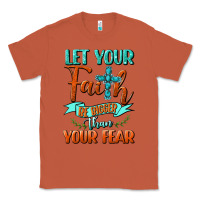 Copper Let Your Faith Be Bigger Than Your Fear Classic Tee - BundleAndBundleShop