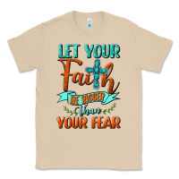 Mushroom Let Your Faith Be Bigger Than Your Fear Classic Tee - BundleAndBundleShop