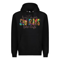 Black boat waves sun rays lake days Premium Hoodie - texasbilliewilder