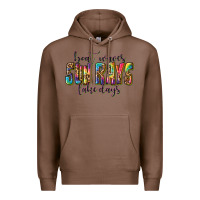 Chestnut boat waves sun rays lake days Premium Hoodie - texasbilliewilder