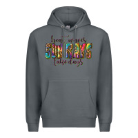 Rock boat waves sun rays lake days Premium Hoodie - texasbilliewilder